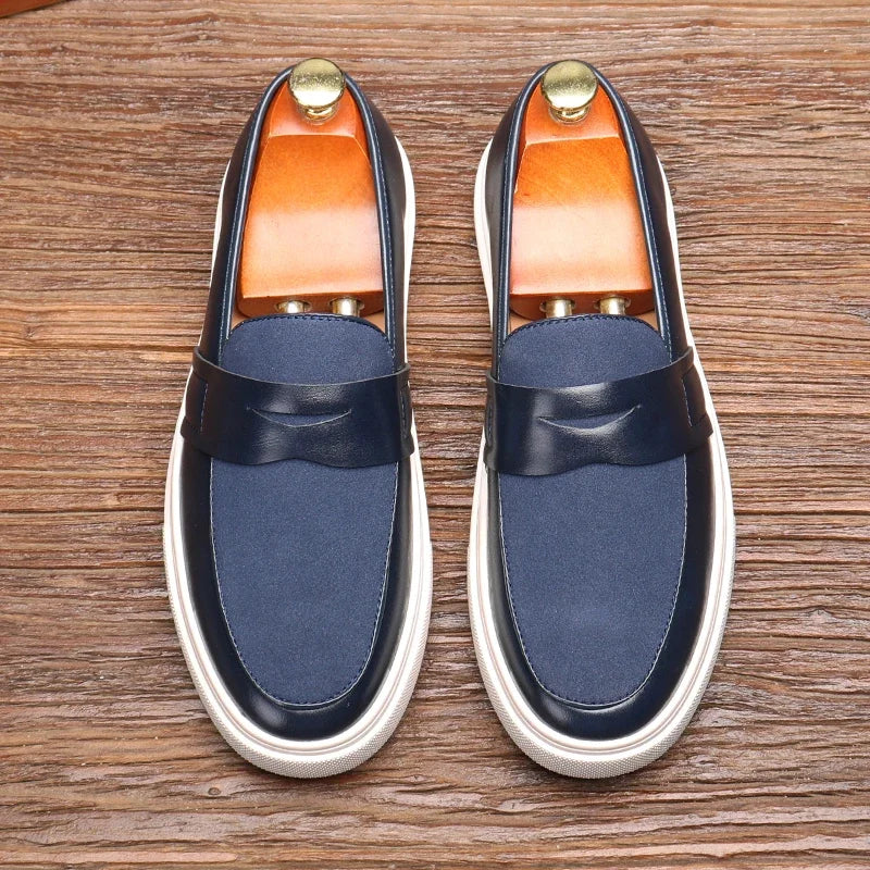Mocassins em pele Naples