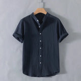 Camisa de algodão respirável