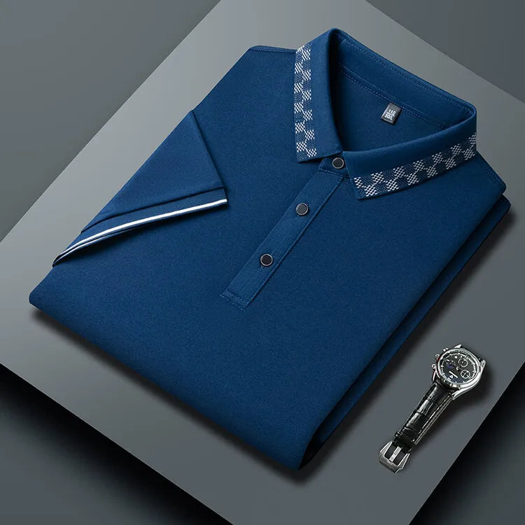 Camisa pólo de algodão