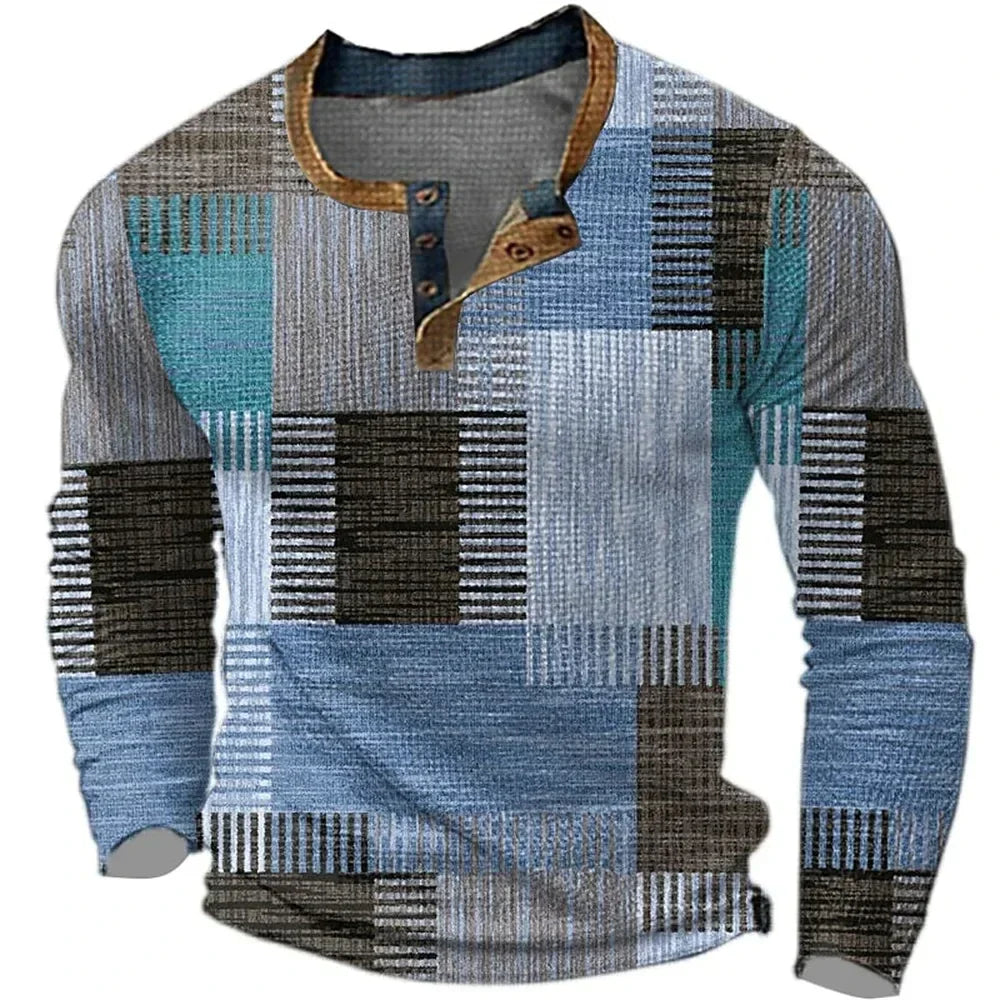 Moda Lusitana - Camisa Casual de Manga Longa