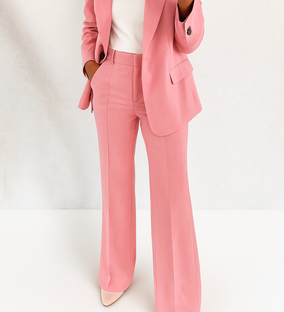 Moda Lusitana - Conjunto Elegante com Corte Moderno
