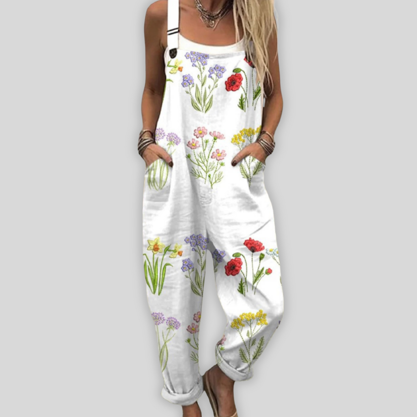 Aukje™ | Macacão elegante com caimento solto para um estilo casual