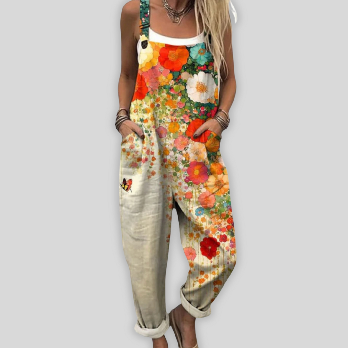Aukje™ | Macacão elegante com caimento solto para um estilo casual
