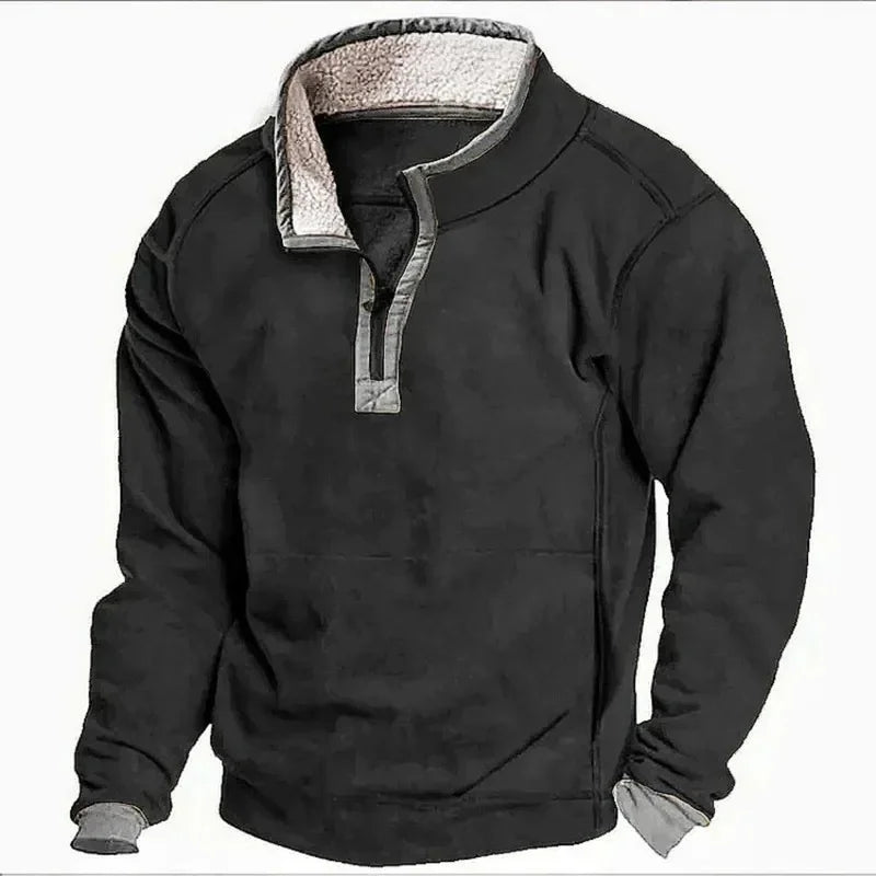 Camisola com fecho de correr