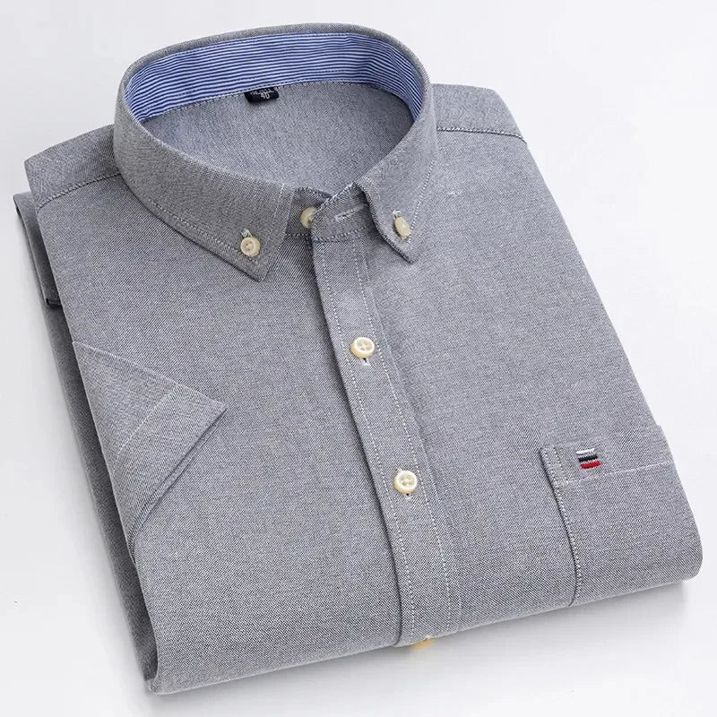 Givalli - Camisa de algodão elegante para homem