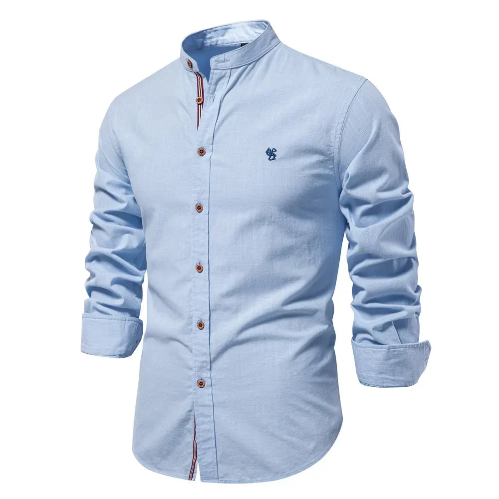 Camisa de linho elegante