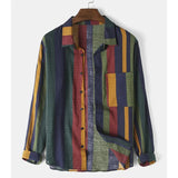 Moda Lusitana - Camisa Mosaico Linhas