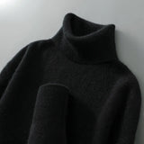 Gola alta de lã elegante
