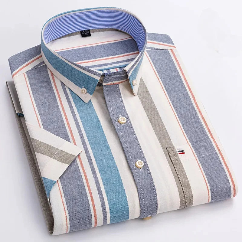Givalli - Camisa de algodão elegante para homem