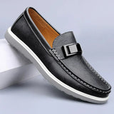 Mocassins de couro de luxo