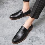 Mocassins de couro