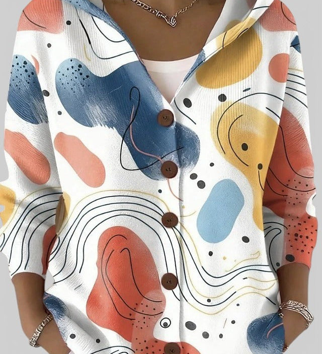 Carmen™ | Cardigan longo artístico e quente