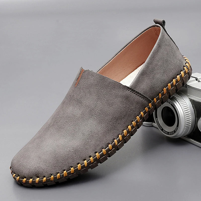 Mocassins em pele Santorini
