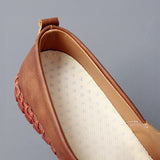 Mocassins em pele Santorini