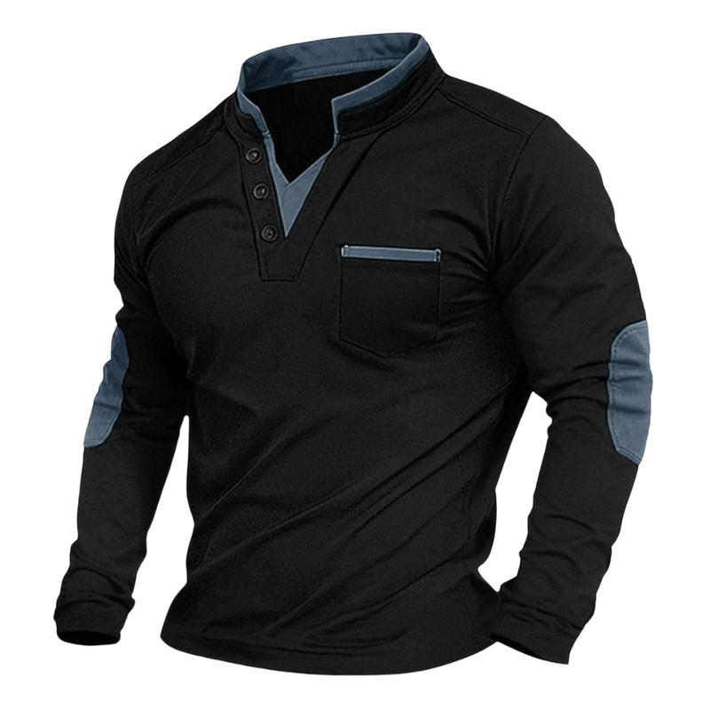 Camisola com decote em V para homem