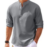 Camisa pólo de manga comprida