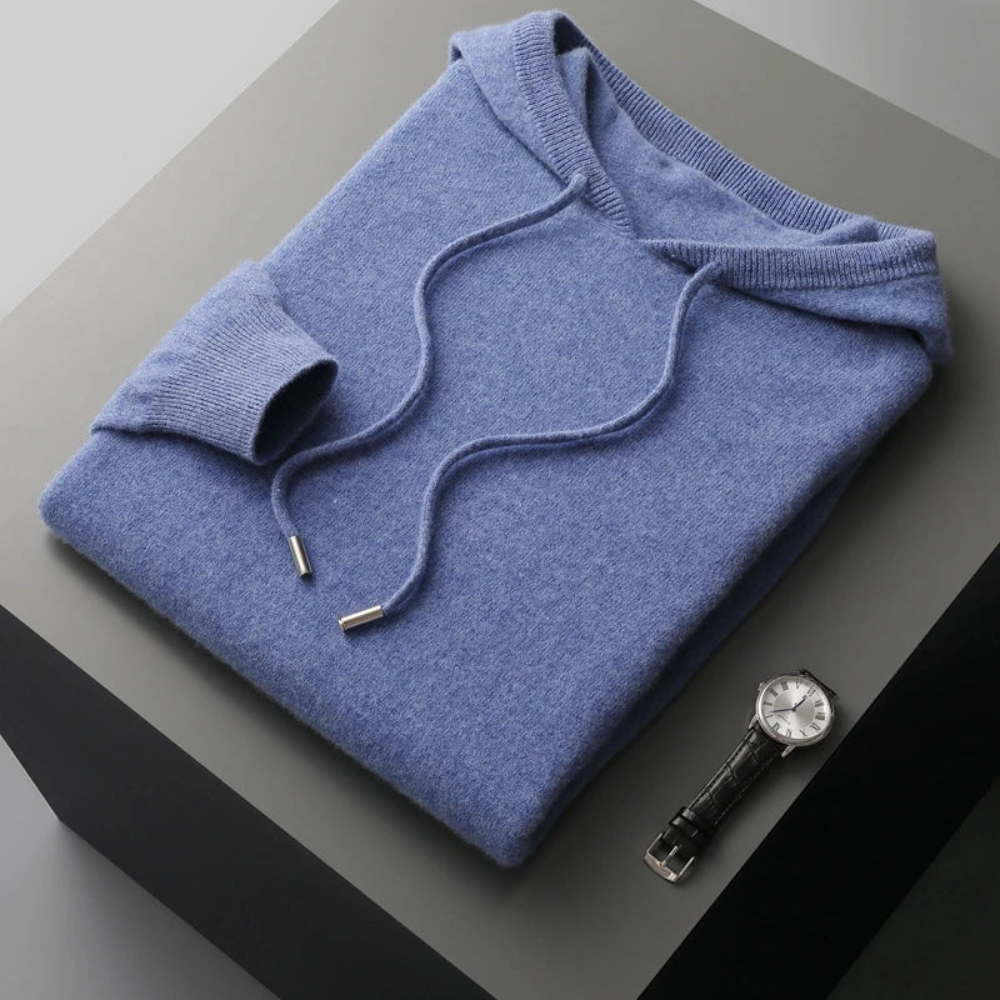 Camisola com capuz de caxemira Canopus