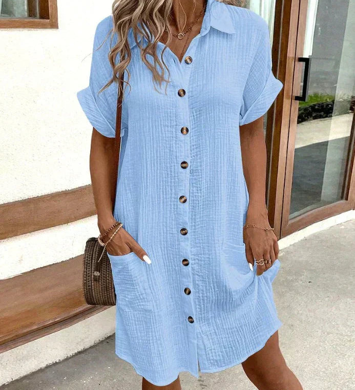 Vestido Polo Celest Elegante (Quase Esgotado)