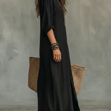 Inês | Vestido Maxi Elegante com Silhueta Lisonjeira