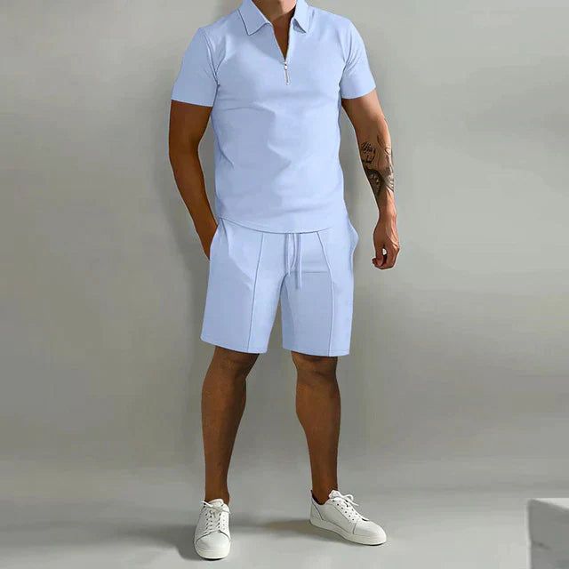 Conjunto de camisa pólo elegante