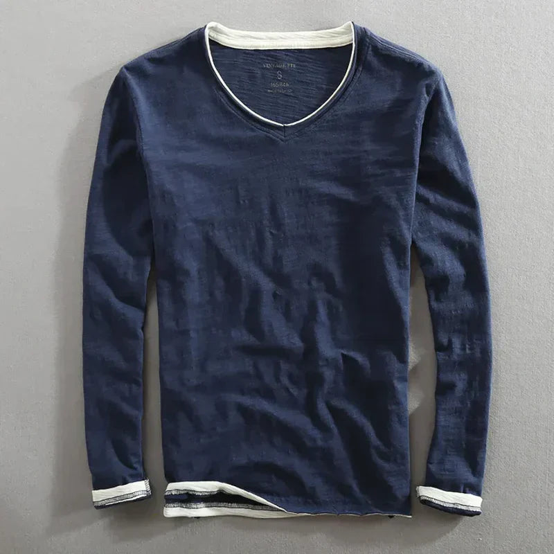 T-shirt de manga comprida Paris Vintage