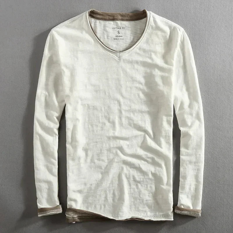 T-shirt de manga comprida Paris Vintage