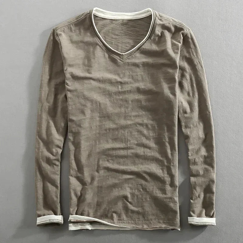 T-shirt de manga comprida Paris Vintage