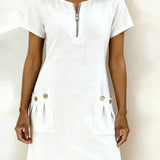 Vestido Lina™ — Elegância Natural para o Dia a Dia