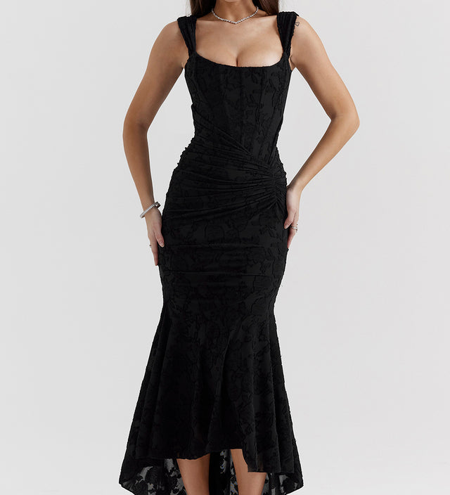 Elodie - Vestido com Cintura Definida