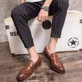 Mocassins de couro chiques