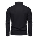 Camisa pólo casual de manga comprida