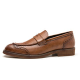 Mocassins de couro chiques
