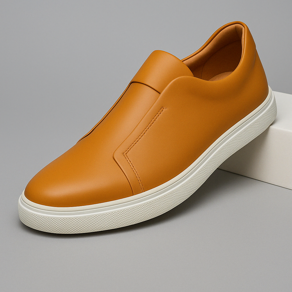 Sapatos de couro elegantes