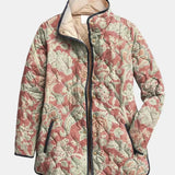 Naya | Casaco Casual Acolchoado Floral Vintage