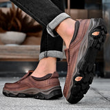 Sapatos de couro elegantes