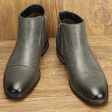 Botas Chelsea em pele