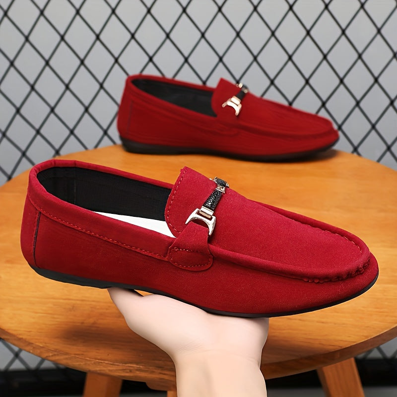 Mocassins de negócios em camurça