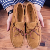 Mocassins de camurça macia