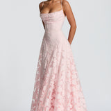 Vestido Comprido com Corpete