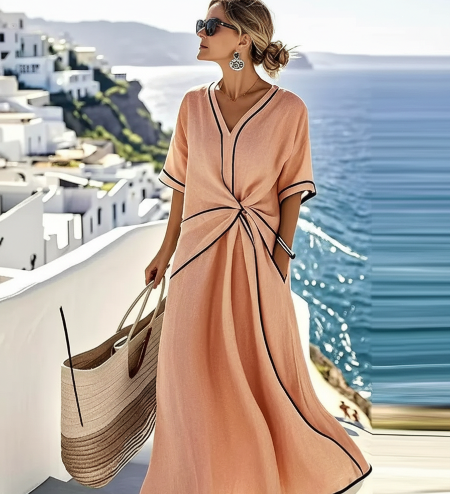 Moda Lusitana - Vestido Longo Tropical