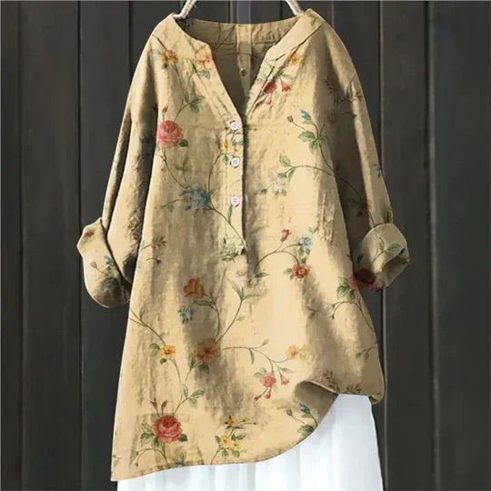 Elidi™ - Camisa arejada e confortável com botões