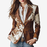 Laine™ Blazer efeito pele