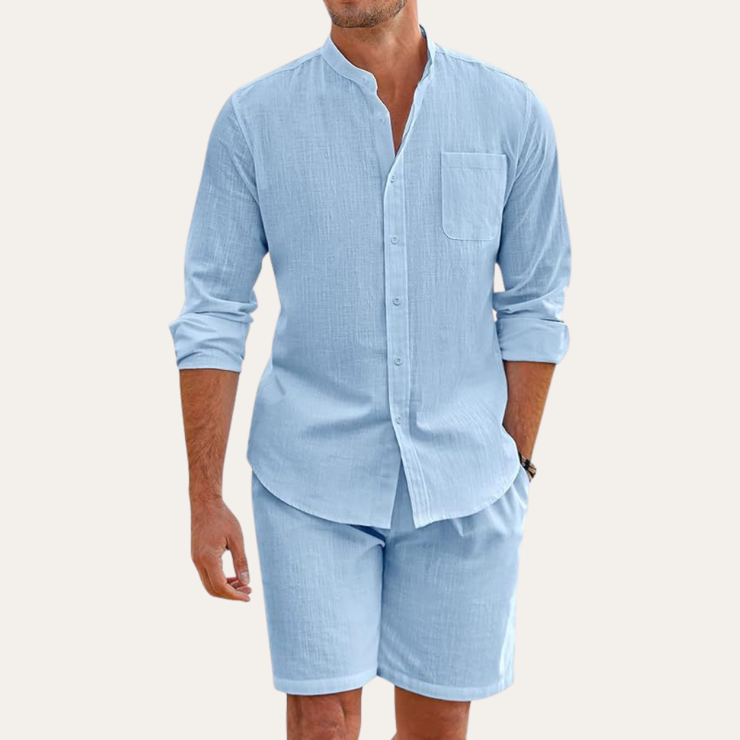 Conjunto de verão em linho