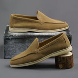 Mocassins de camurça premium