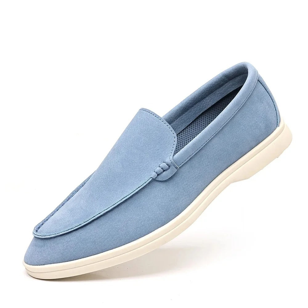 Mocassins clássicos de camurça