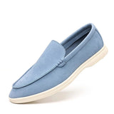Mocassins clássicos de camurça