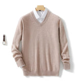 Camisola elegante com decote em V