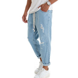 Jacinta Porto | Calças de ganga para homem loose fit, estilo descontraído