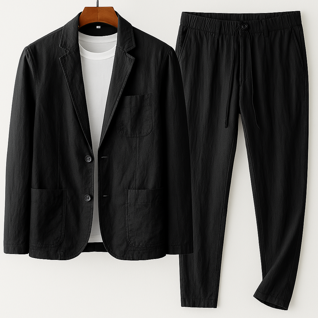 Conjunto casual de linho