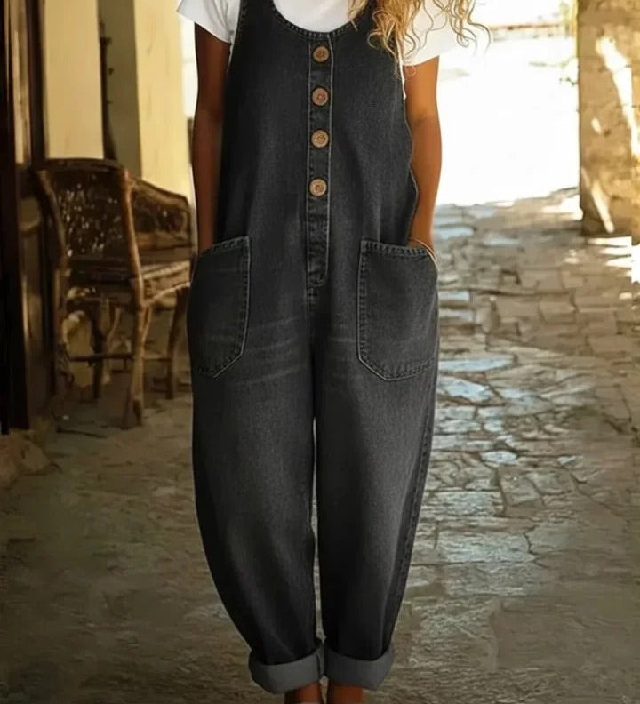 Moda Lusitana - Macacão de Denim Macio